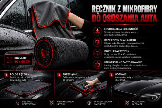 CarsSlay DryPro – Ręcznik do Suszenia Auta